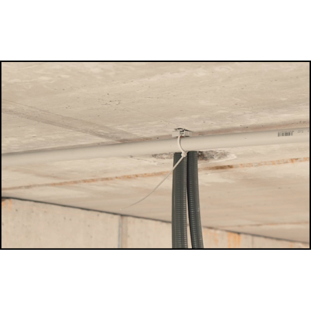 Plastová nastreľovacia príchytka pre viazacie pásky