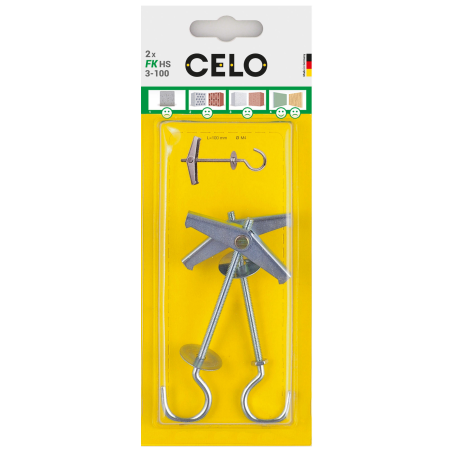 Sklopná hmoždinka s podložkou a maticou FK-HS