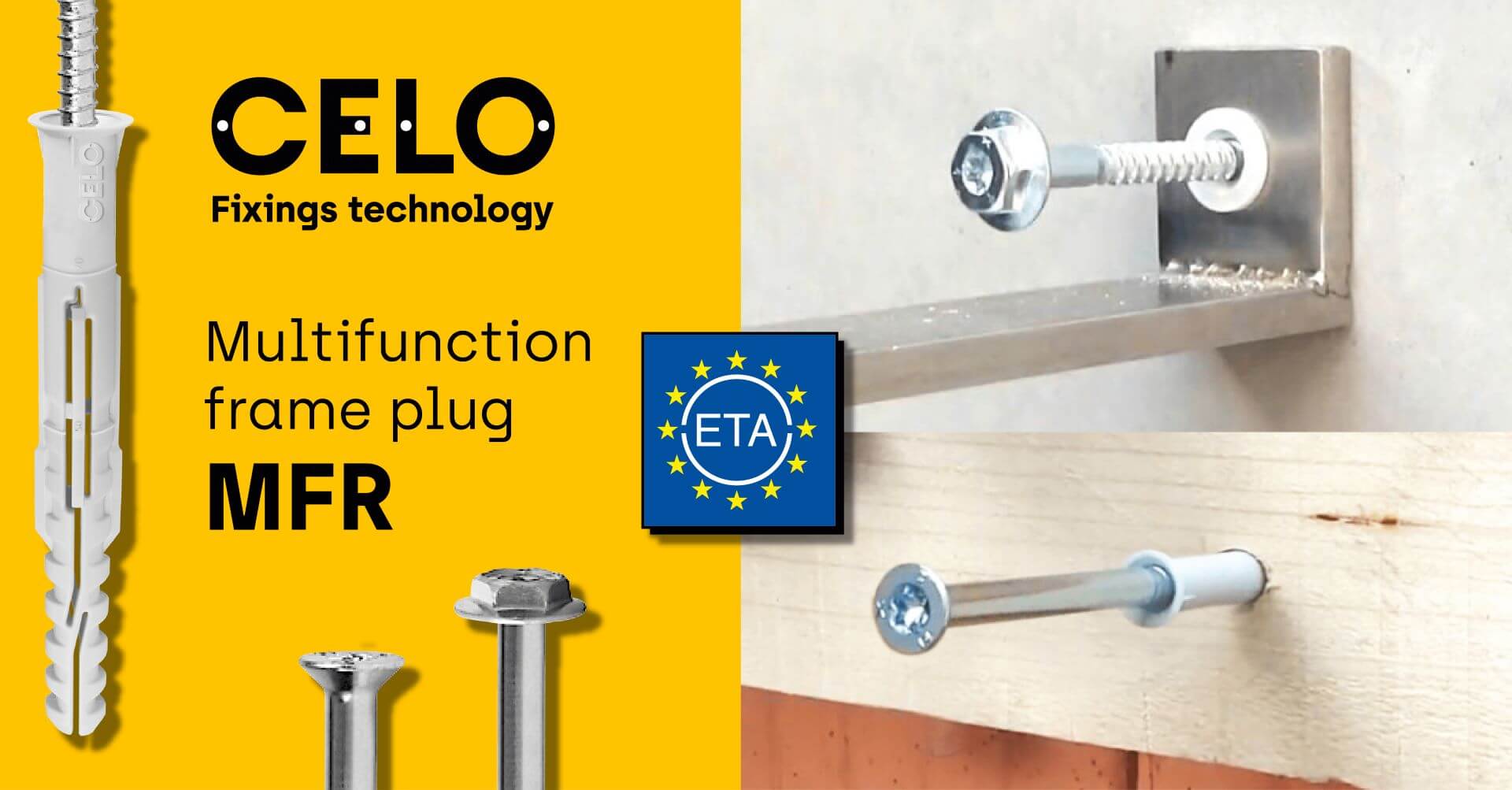Rámová hmoždinka MFR: schválená ETA časovo úsporná a všestranná